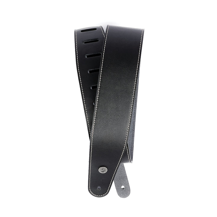 Planet Waves 25LS00-DX Ledergurt Classic Leather Strap Collection Contrast Stitch - Black Länge: 128