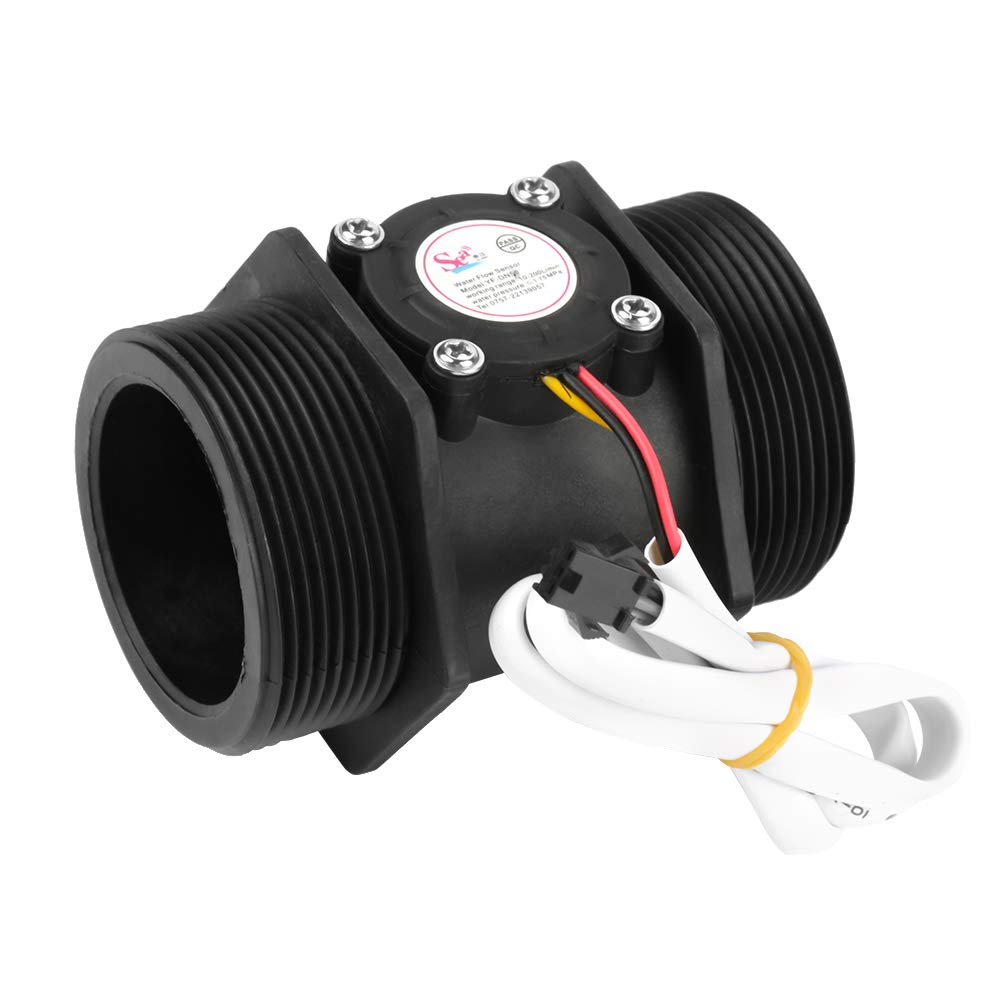Dn50 G2 "Wasserdurchfluss Hall Sensor Schalter Messgerät Flüssigkeitsmesser Zähler Turbine Durchflus