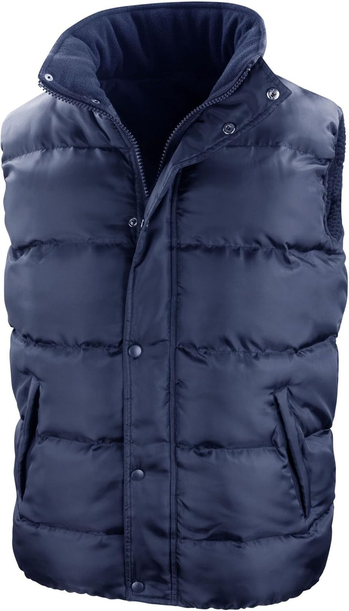 Result Herren R223x Core Nova Lux Gepolsterte Weste 3XL Schwarz, 3XL Schwarz
