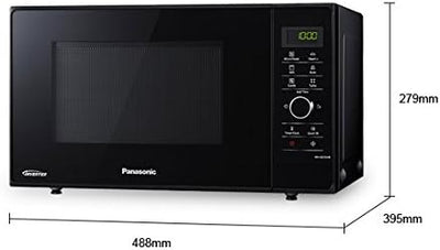 Panasonic NN-GD35HBGTG Mikrowelle mit Grill (1000 W, Dampfgarer, Steamer, Kombimikrowelle, Pizza-Pfa