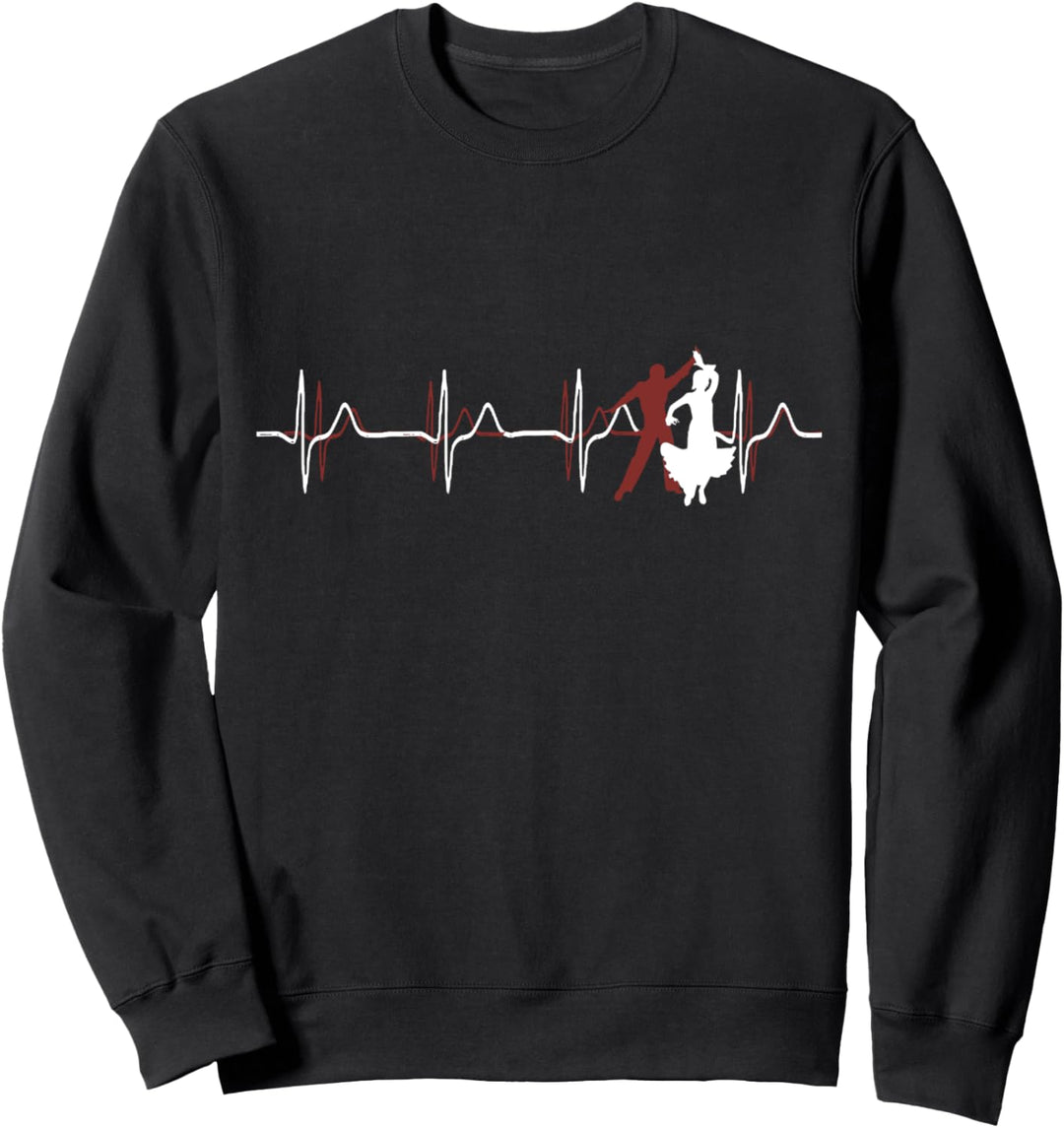 Latin Dance in meinem Herzschlag, Tänzerin Sweatshirt