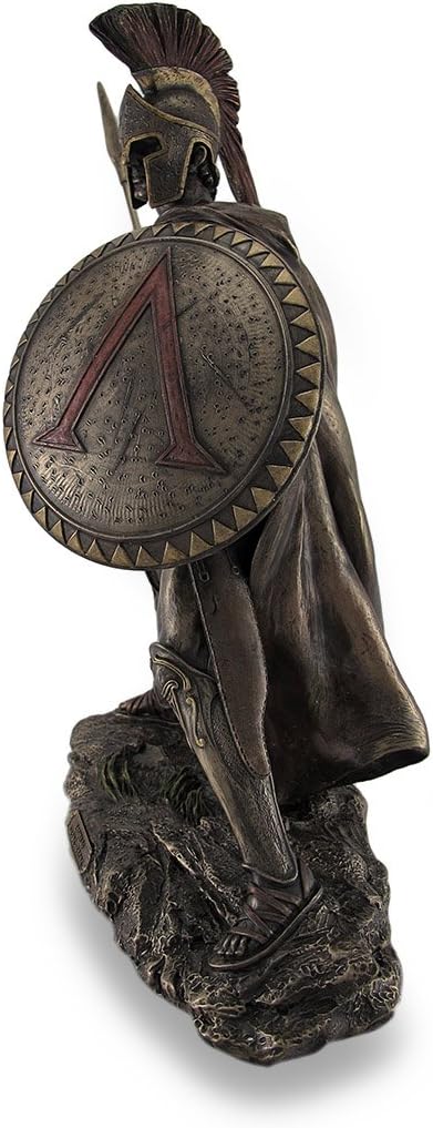 Leonidas, Griechisch Warrior King, braunen Skulpturale Statue