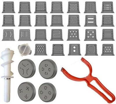 Sirge PASTAMAG30 Nudelmaschine 300 W – 30 Trafile – bis zu 900 g Teig – vertikale und horizontale Ex