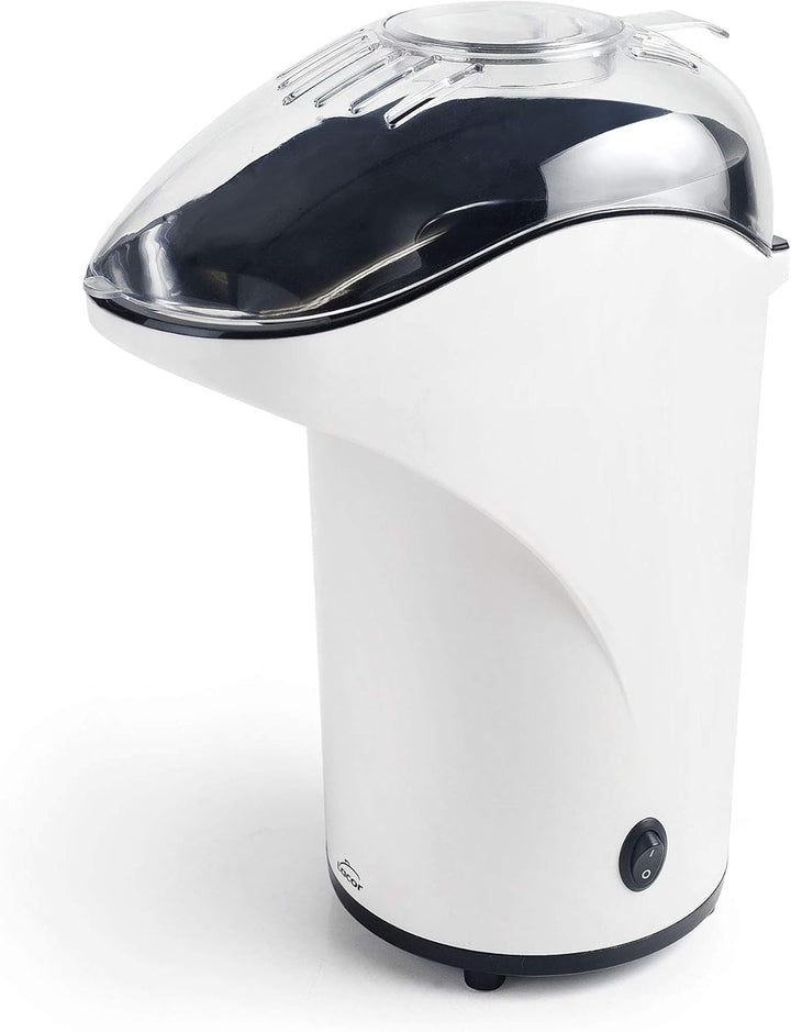 LACOR Popcornmaschine aus Kunststoff, weiss, kompakt