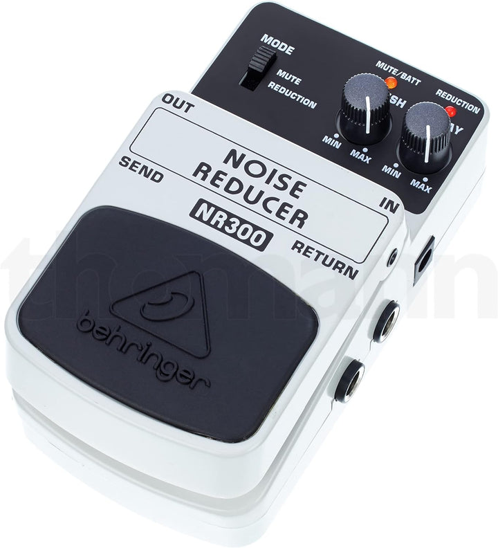 Behringer NOISE REDUCER NR300 Ultimatives Effektpedal zur Rauschunterdrückung & OVERDRIVE/DISTORTION