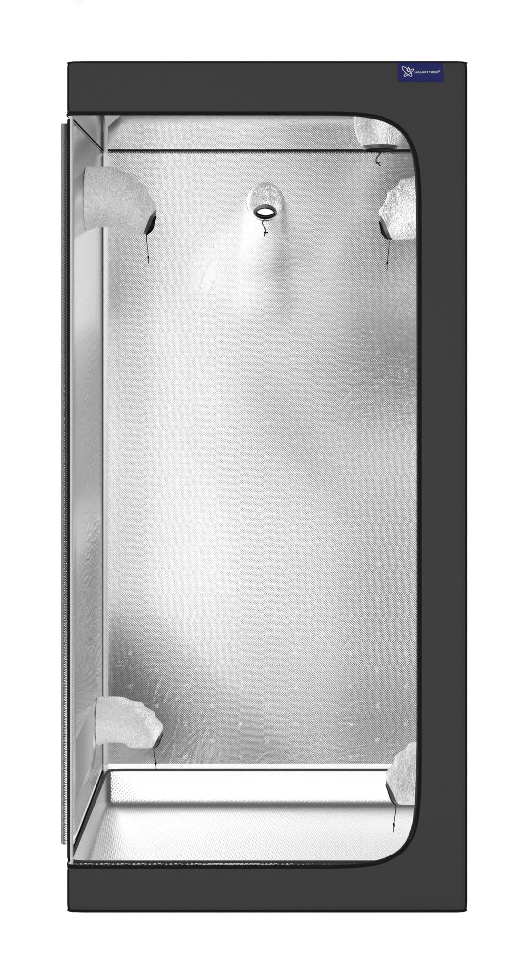 GALAXYFARM - Growzelt Galaxyfarm Luna Lite, Grow Box mit Lüftungsöffnungen, für den Innenanbau - Gro