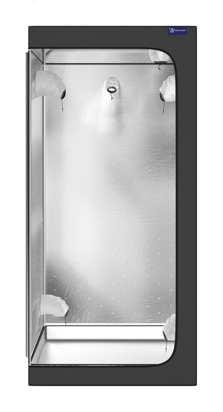 GALAXYFARM - Growzelt Galaxyfarm Luna Lite, Grow Box mit Lüftungsöffnungen, für den Innenanbau - Gro