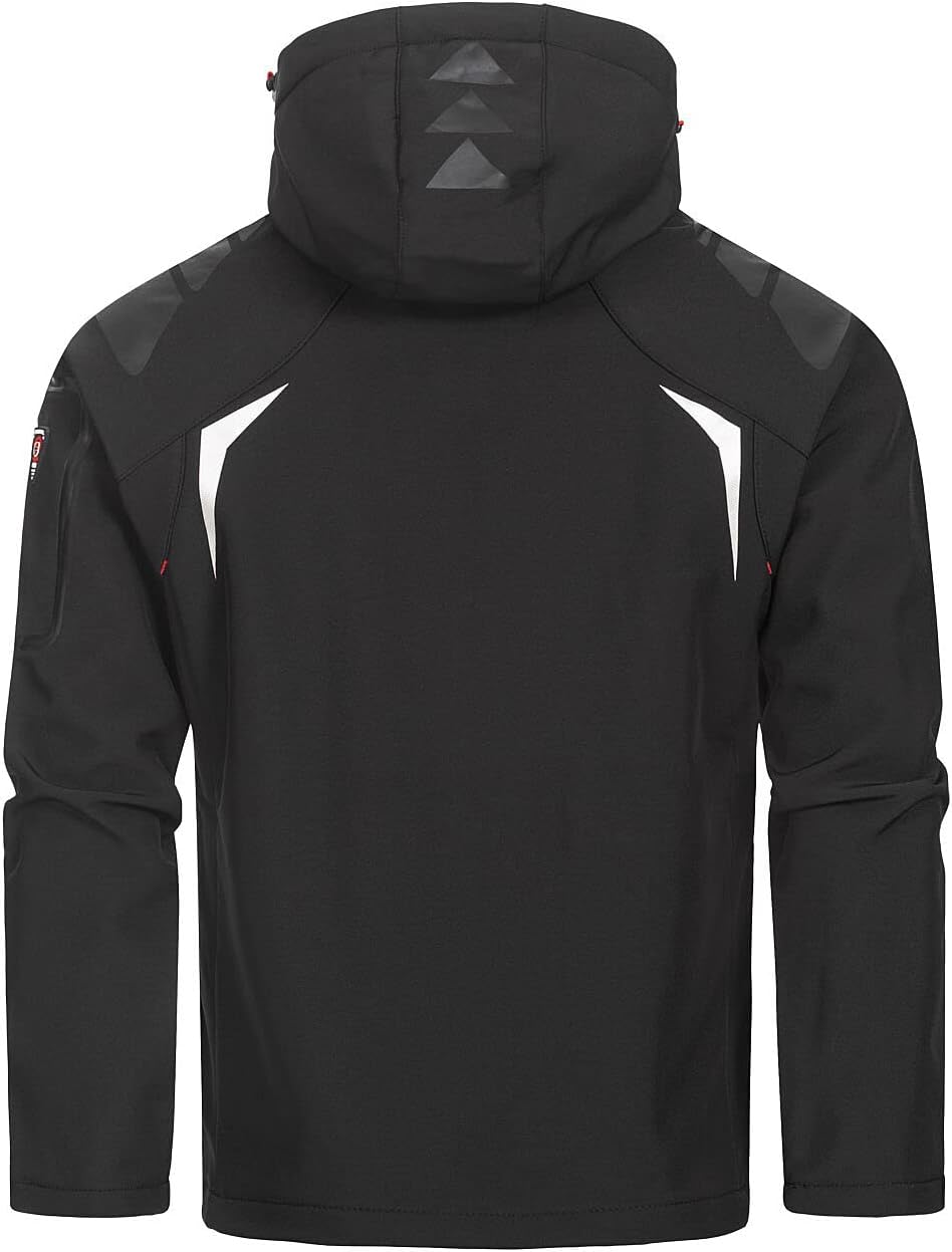 Geographical Norway Tangata Herren Softshell Funktions Outdoor red S Schwarz, S Schwarz
