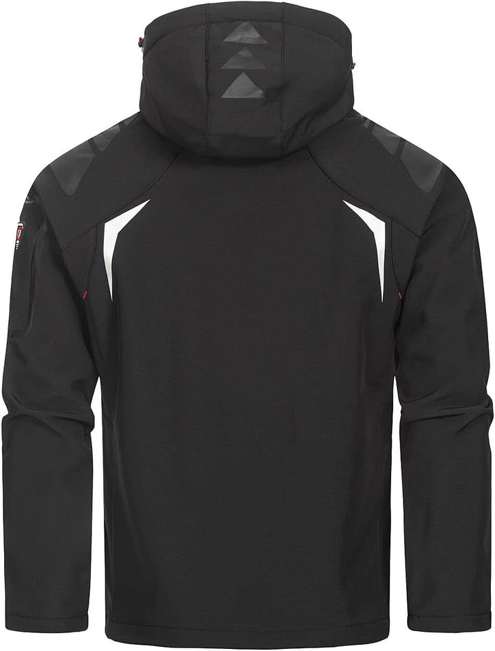 Geographical Norway Tangata Herren Softshell Funktions Outdoor red S Schwarz, S Schwarz