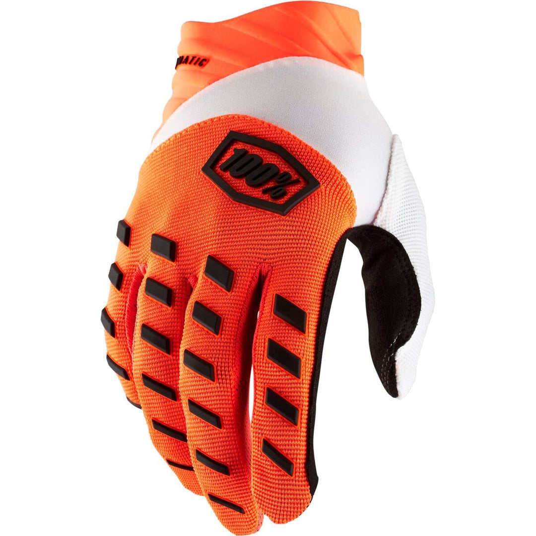 100% Herren Airmatic Handschuhe M Fluo Orange - Neonorange, M Fluo Orange - Neonorange