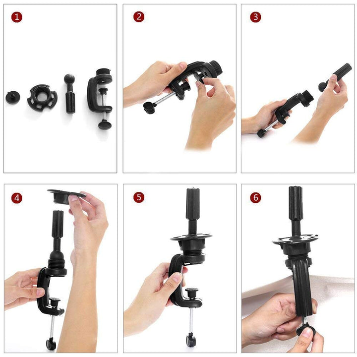 TopDirect 73,7 cm Haarpuppenkopf für Kosmetologie-Training, mit Klemmhalter und Styling-Werkzeugen r