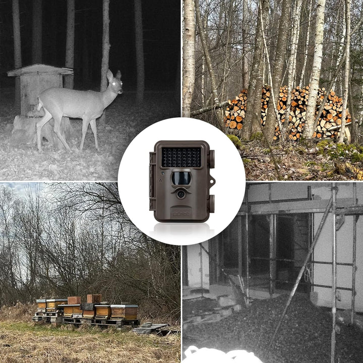 DÖRR Snapshot Mini Black 30MP 4K | Überwachungskamera - Wildkamera - Fotofalle - 30 Megapixel - Ultr