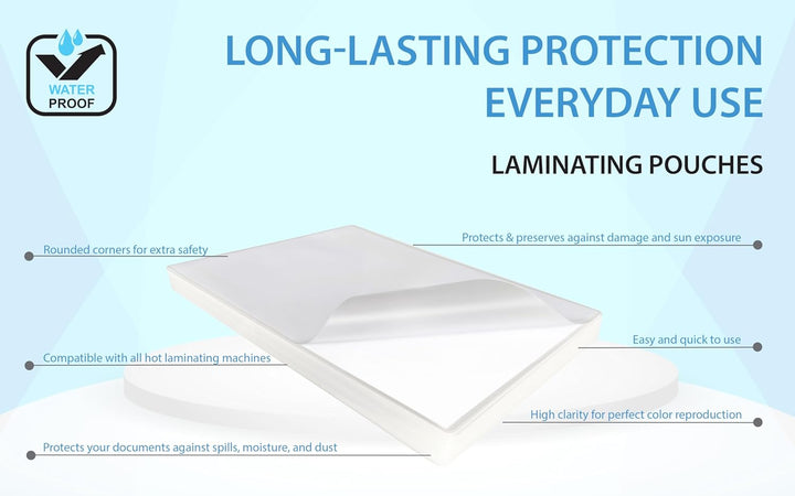 Pavo 8005857 Premium Laminierfolien DIN A2, 2 x 125 micron, 50-er Pack