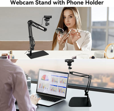 AYIZON Tisch-Webcam-Ständer, Webcam-Arm-Halterung für Logitech Webcam C920 C930 C922 StreamCam C925e