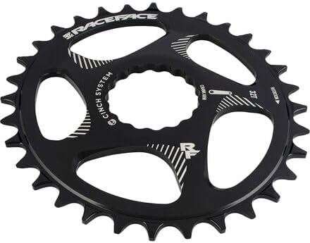 Direct Mount Oval Kettenblatt – 34 Zähne – Schwarz