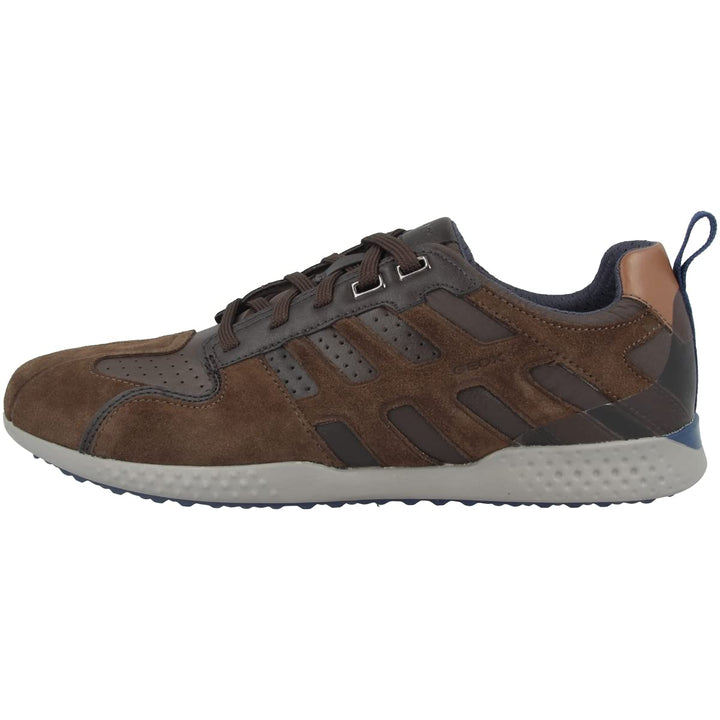 Geox U Snake.2 A Herren Sneaker 40 EU Braun Brown Coffee C0183, 40 EU Braun Brown Coffee C0183