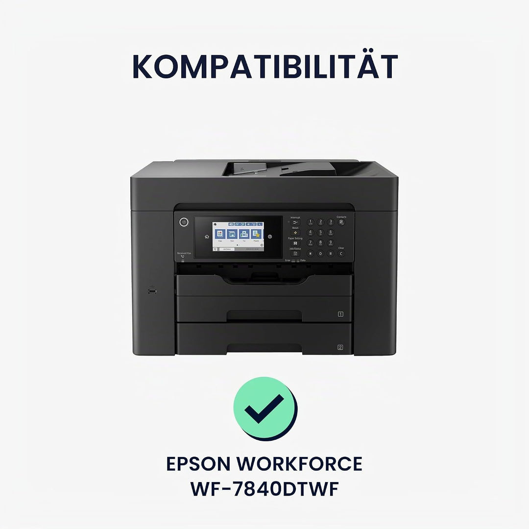 kwmobile Cover kompatibel mit Epson WorkForce WF-7840DTWF / WF-7310DTW - Tasche Hülle Drucker - Stau