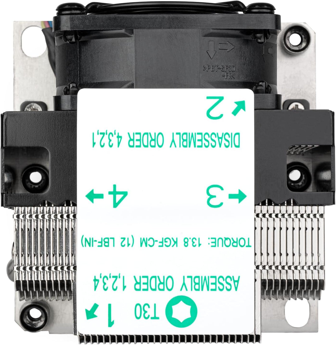 SilverStone Technology XE02-3647S, 2U SFF Server/Workstation CPU Kühler für Intel LGA 3647 Square So