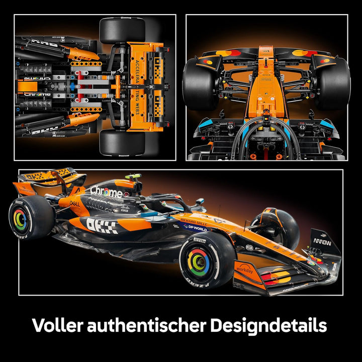 LEGO Technic McLaren MCL39 F1 Rennwagen - Modellbau für Erwachsene - Sammler Set mit V6-Motor, Diffe