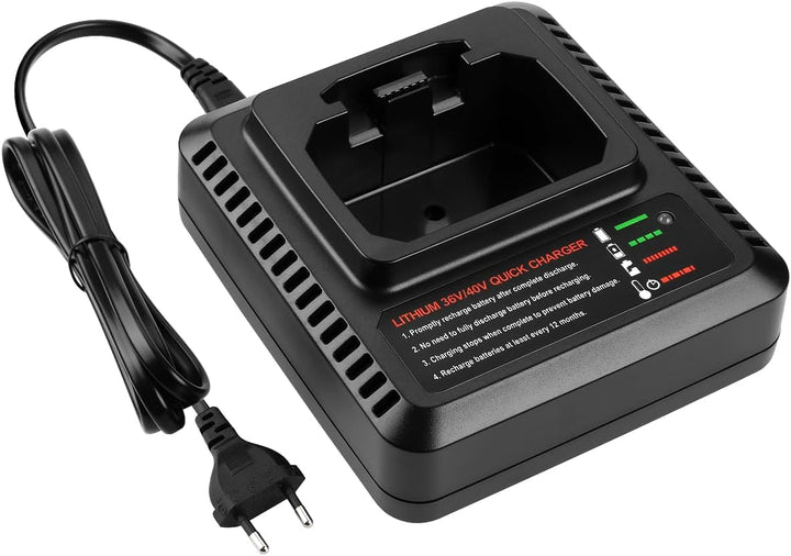 Energup 36V Ersatzladegerät für Black und Decker Ladegerät 36V LCS36 LCS40 Kompatibel mit Black Deck