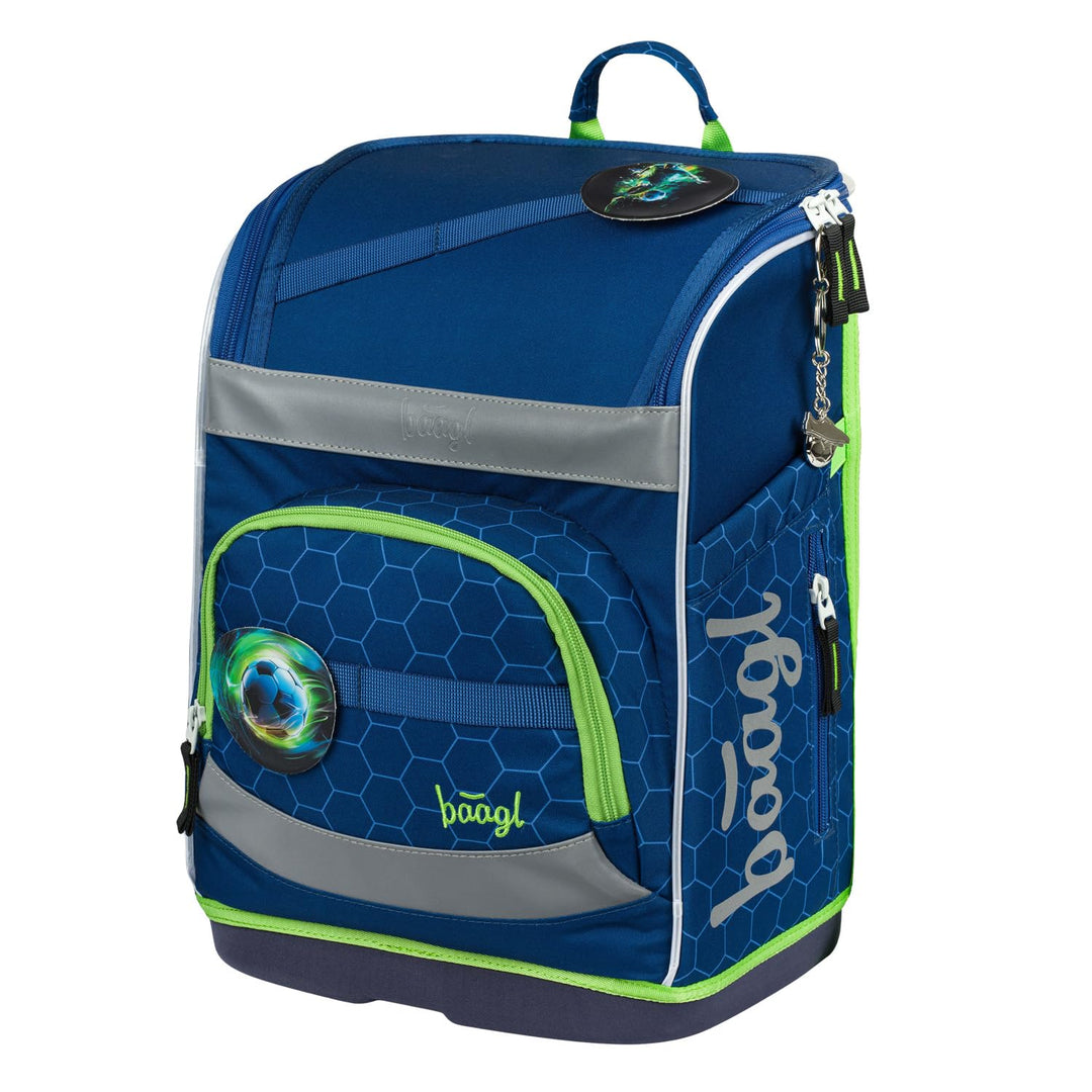 Baagl Schulranzen Jungen Mädchen für 1. Klasse - Ergonomische Schultasche für Kinder Zippy Plus - Sc