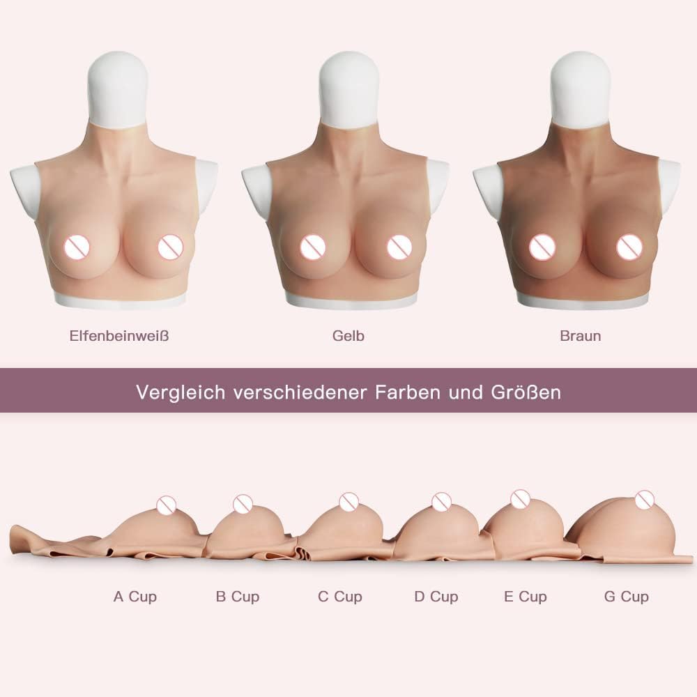 CYOMI Silikon Brüste Brustformen Brustprothese Künstliche Brust Realistische Haut Brustplatten für C