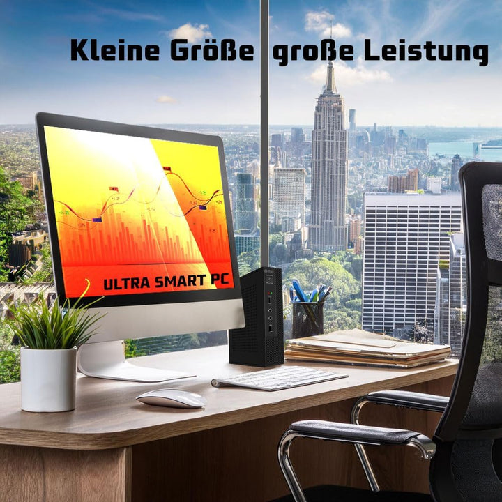 GMR Ultra Smart Mini i7 Office PC - Business Office Computer | 3 Jahre Garantie | 16 GB RAM | 512GB