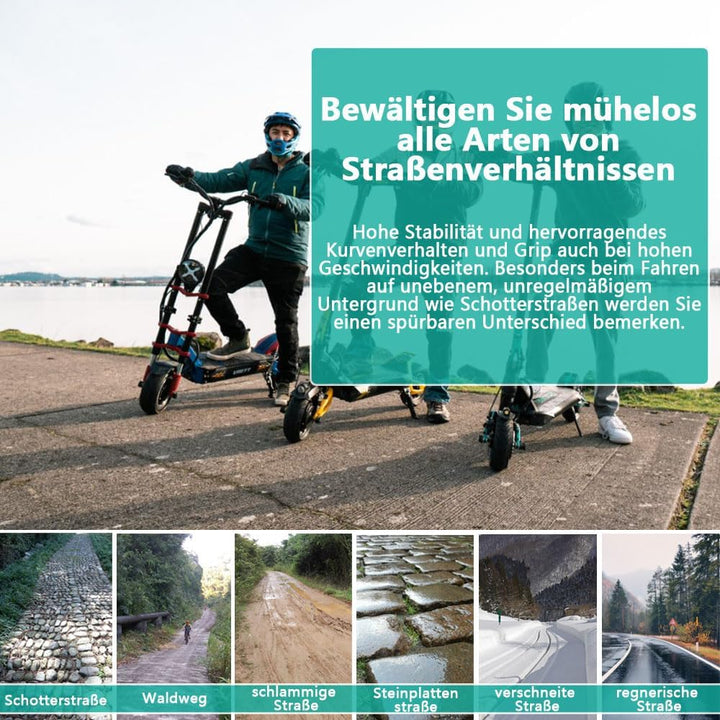 8,5 x 3 Ersatzräder Aussen- und Innen Reifen für KUKIRIN G2 Pro/Zero 9/VSETT 9/9+/Inokim Light 2 Ele