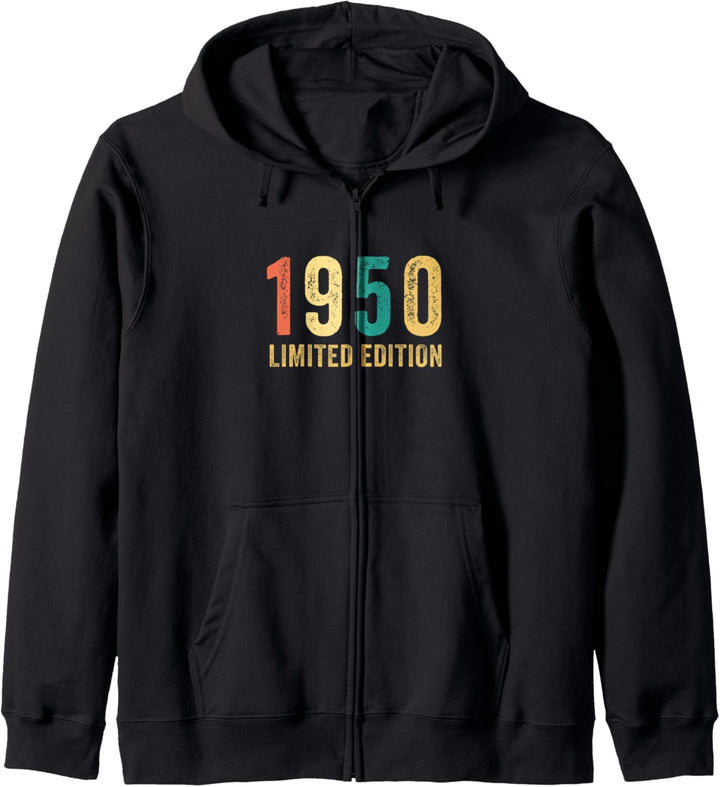 Geburtstag Geschenk Frau Mann Limited Edition Jahrgang 1950 Kapuzenjacke