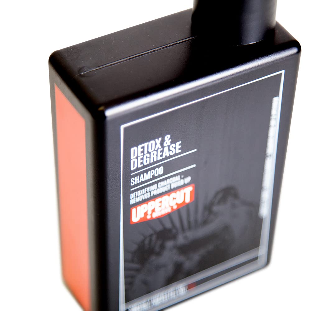 Uppercut Deluxe Detox and Degrease Shampoo for Men, Entgiftendes, Entfettendes und Tiefenreinigendes