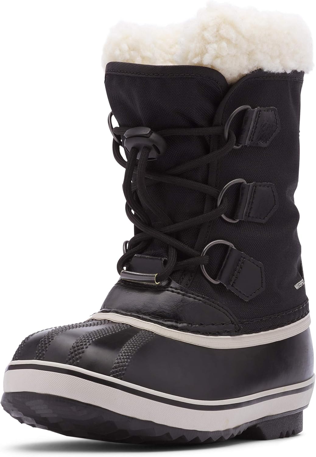 Sorel Unisex Kinder Kids Yoot Pac Nylon Waterproof Schneestiefel 32 EU Schwarz, 32 EU Schwarz