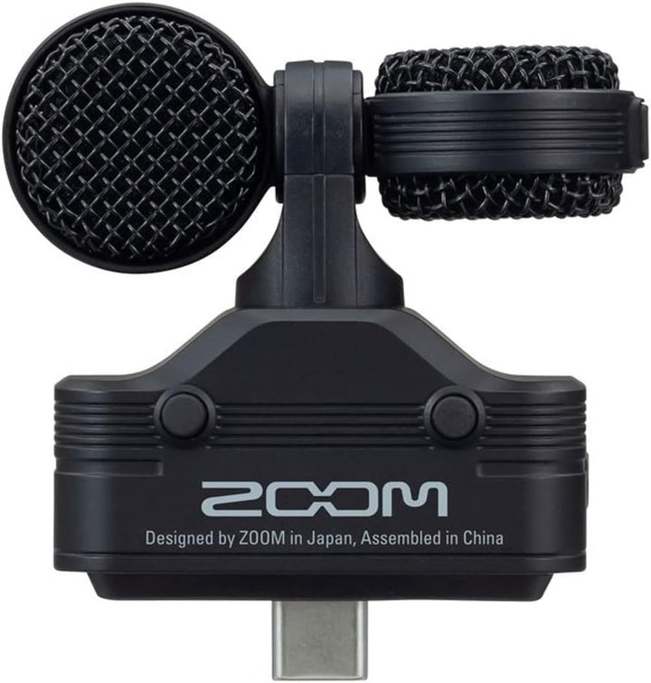 Zoom AM7 Stereo-Mikrofon für USB-C Android Geräte + keepdrum Transport Soft-Case Tasche