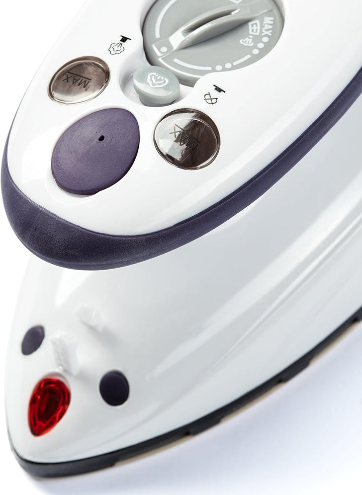 Prym 611915 Dampfbügeleisen Mini, Reisebügeleisen mit Zubehör , 1er Pack