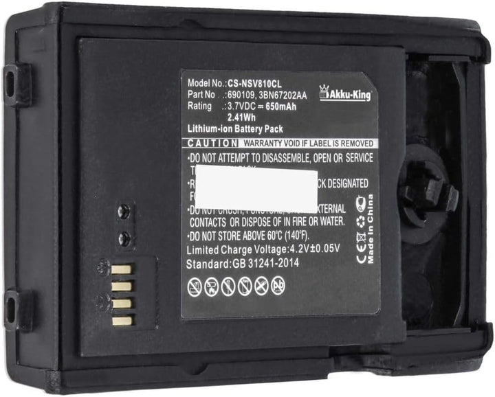 Akku-King Akku kompatibel mit Alcatel 3BN67202AA - Li-Ion 650mAh - für Lucent 500 DECT, Mobile 500 D