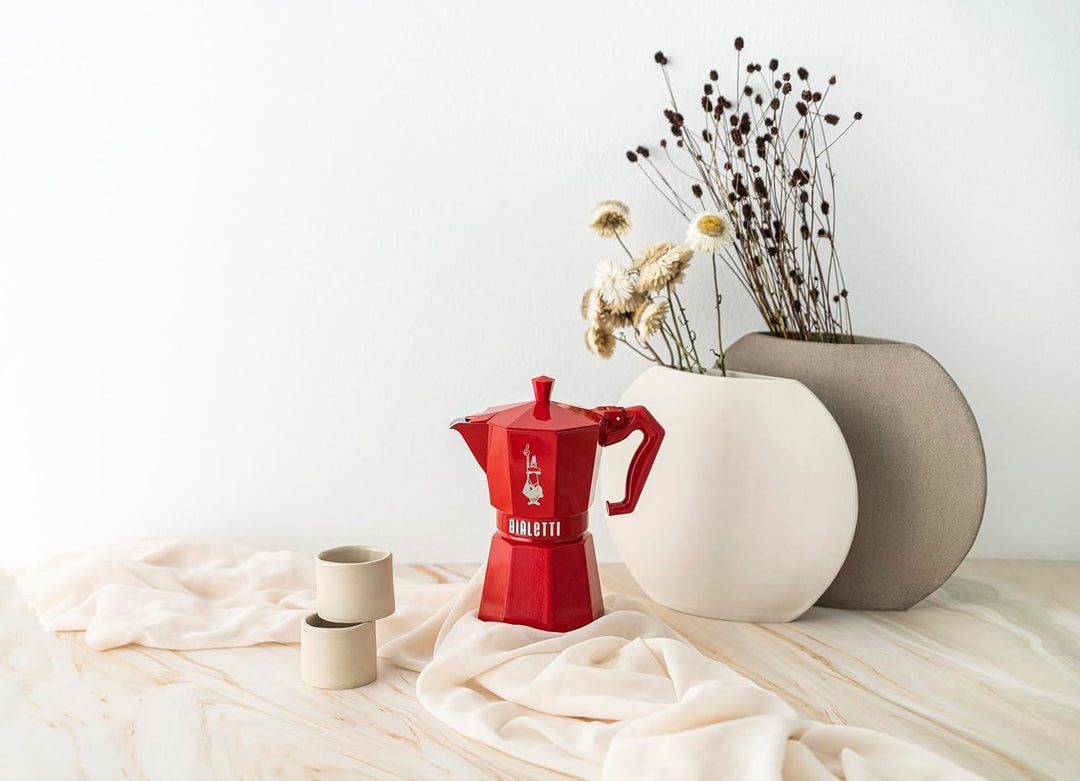 - 0009055 - bialetti 3 tazze Rot, 3 tazze Rot