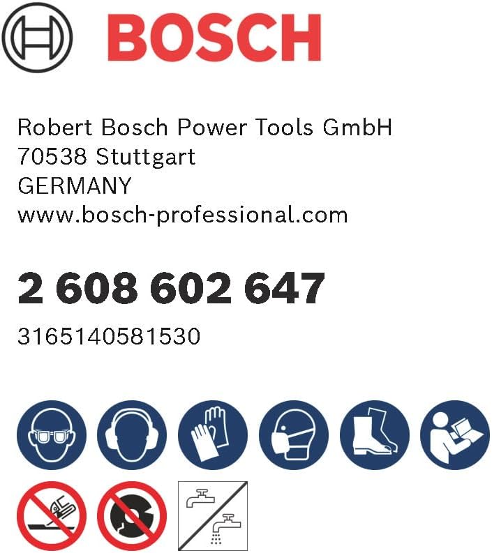 Bosch Professional Diamanttrennscheibe Best für Stone, 300 x 20,00 und 25,40 x 2,8 x 15 mm, 26086026