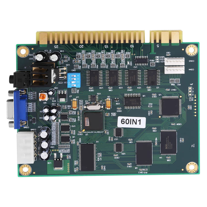 Jeanoko Jamma Jamma 60 in 19×18×2 60 In1 Multicade-Board CGA VGA-Ausgang für Arcade-Spielautomaten