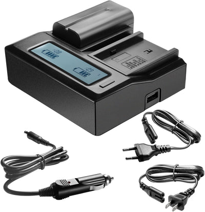 Neewer 6600mAh Li-ION Akku für Sony NP-F970 NP-F970 NP-F960 NP-F975 NP-F570 NP- F750 NP-F770 und LCD