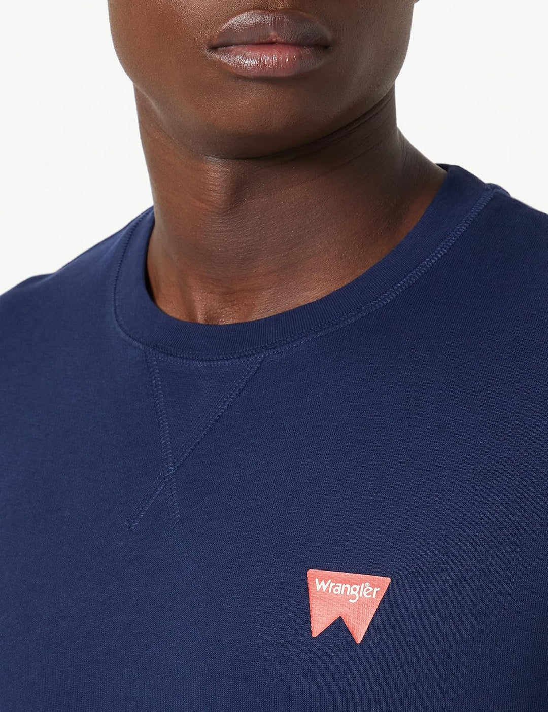 Wrangler Herren Sign Off Crew Navy Sweatshirt M Navy, M Navy