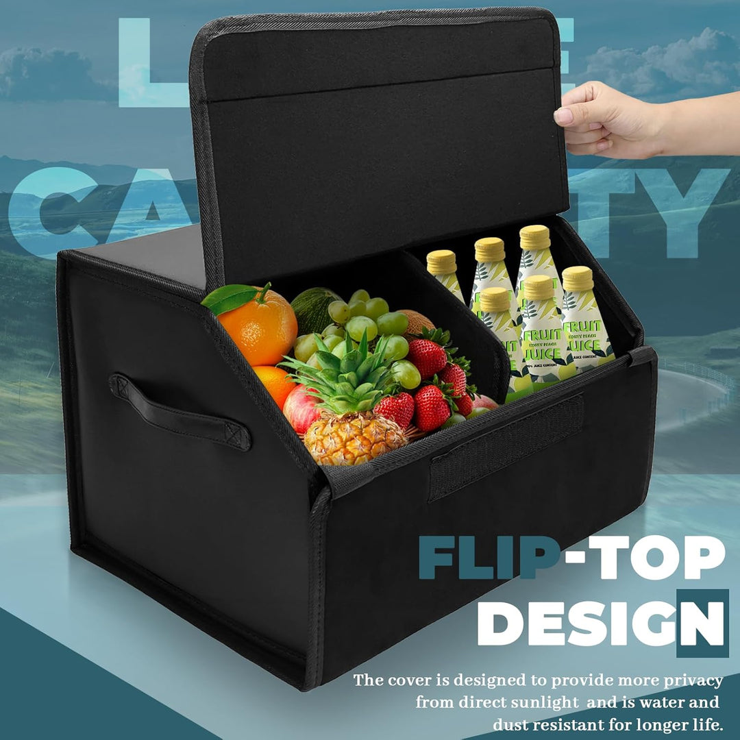 Auto Kofferraum Organizer Wasserdicht Kofferraumtasche Kofferraum Box Faltbare Leder Aufbewahrungsbo