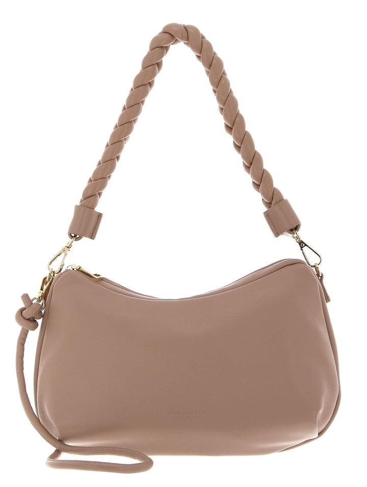 Seidenfelt Ikast Hobo - Umhängetasche 31 cm beige/gold