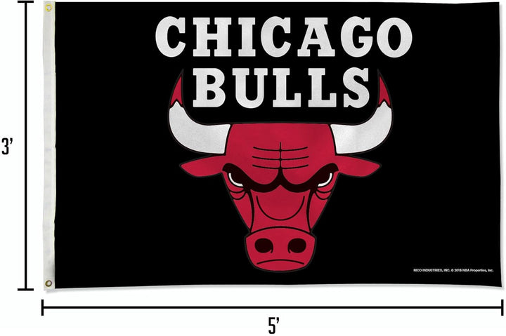 Rico Industries Damen 3 by 5-Foot Single Sided Banner Flag with Grommets NBA Memphis Grizzlies Wimpe