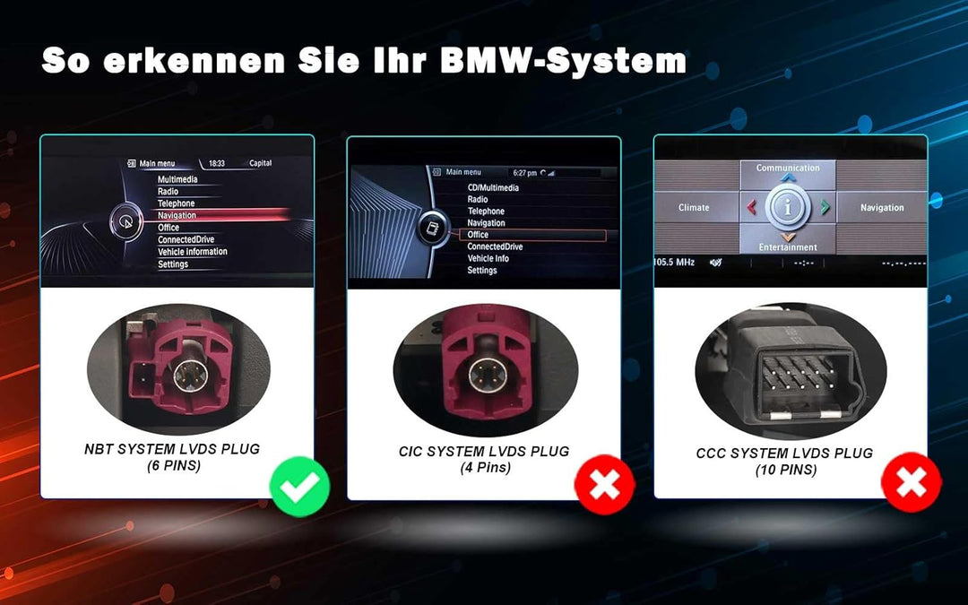 Erisin Android 16 Qualcomm 10.25" 8-Kern 4GB+64GB Autoradio GPS Navi für BMW X1 F48 (2016-2017) NBT