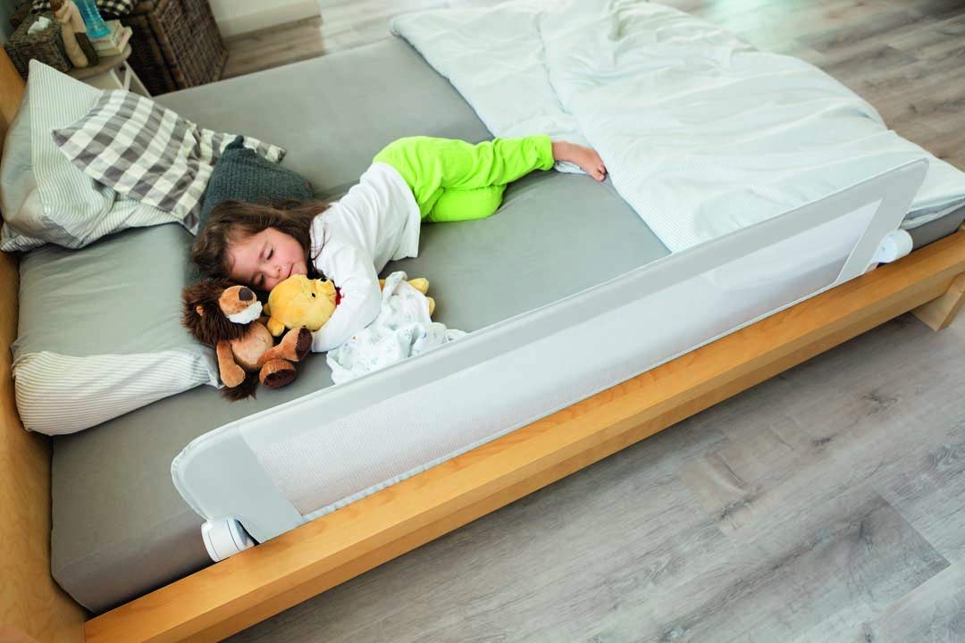 ABUS Bettgitter Eric für Babys und Kinder - Rausfallschutz für Elternbetten, Kinderbetten, Familienb