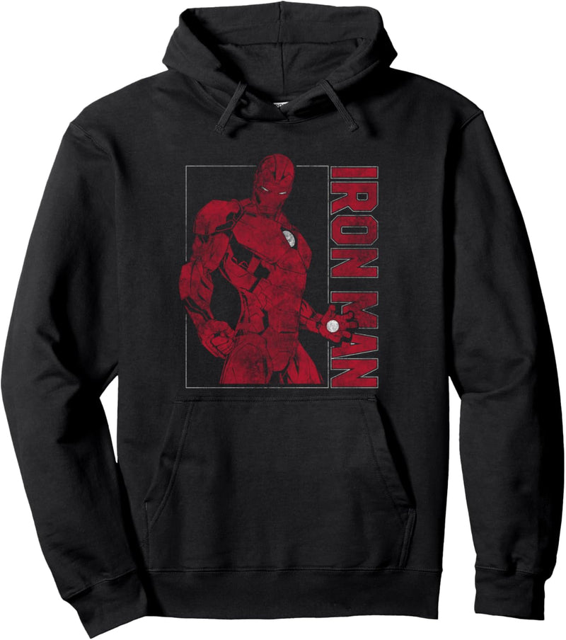 Marvel Iron Man Dark Red Pullover Hoodie