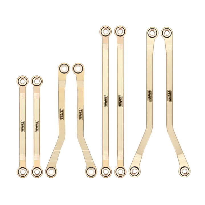 INJORA Messing High Clearance Links Set für TRX4M High Trail K10 1/18 RC Crawler Upgrade, Messing