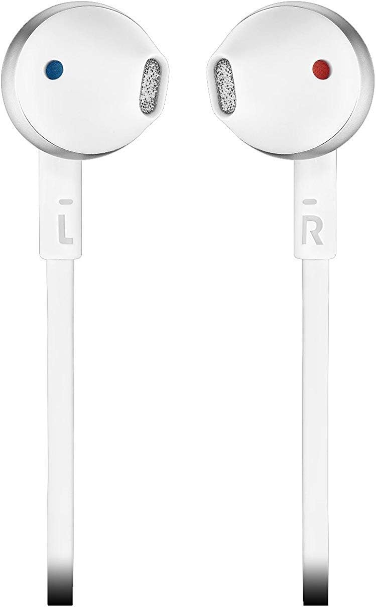 JBL Tune205BT Bluetooth Kopfhörer in Silber – Wireless Headphones mit 3-Tasten-Fernbedienung & Mikro