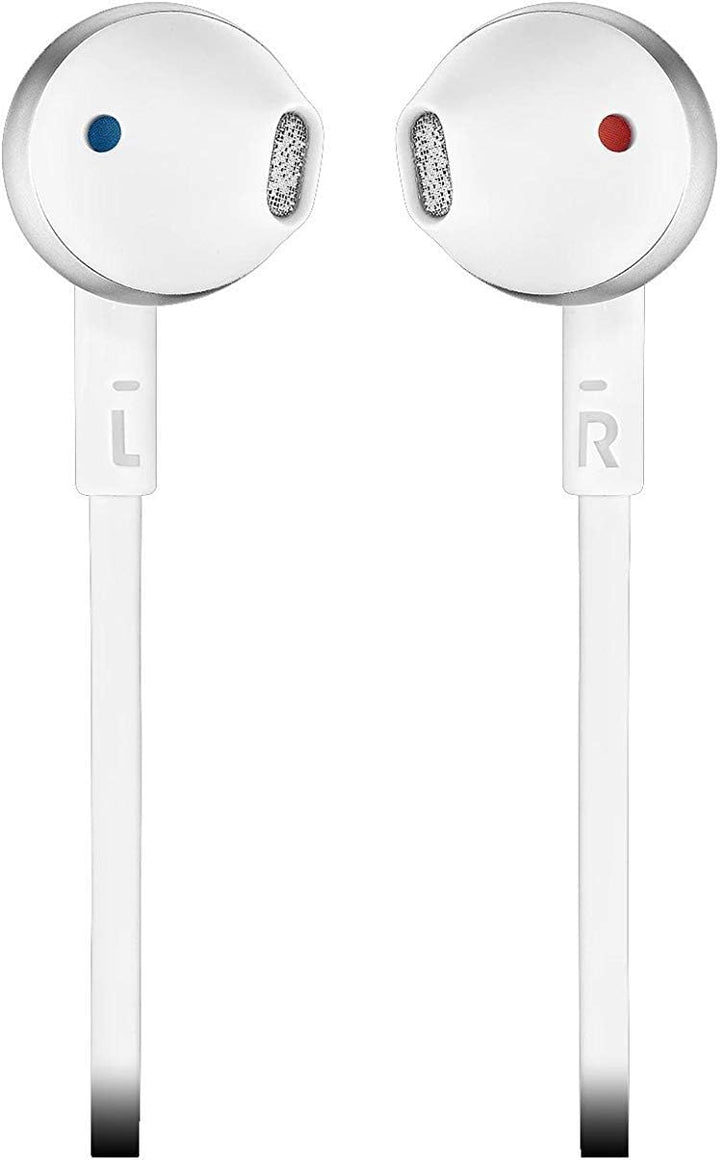 JBL Tune205BT Bluetooth Kopfhörer in Silber – Wireless Headphones mit 3-Tasten-Fernbedienung & Mikro