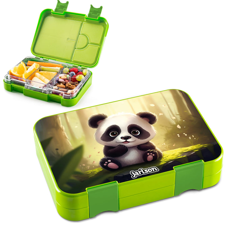 Jarlson® Brotdose Kinder mit Fächern - TONI Lunchbox - Bento Box auslaufsicher – Jausenbox für Kinde
