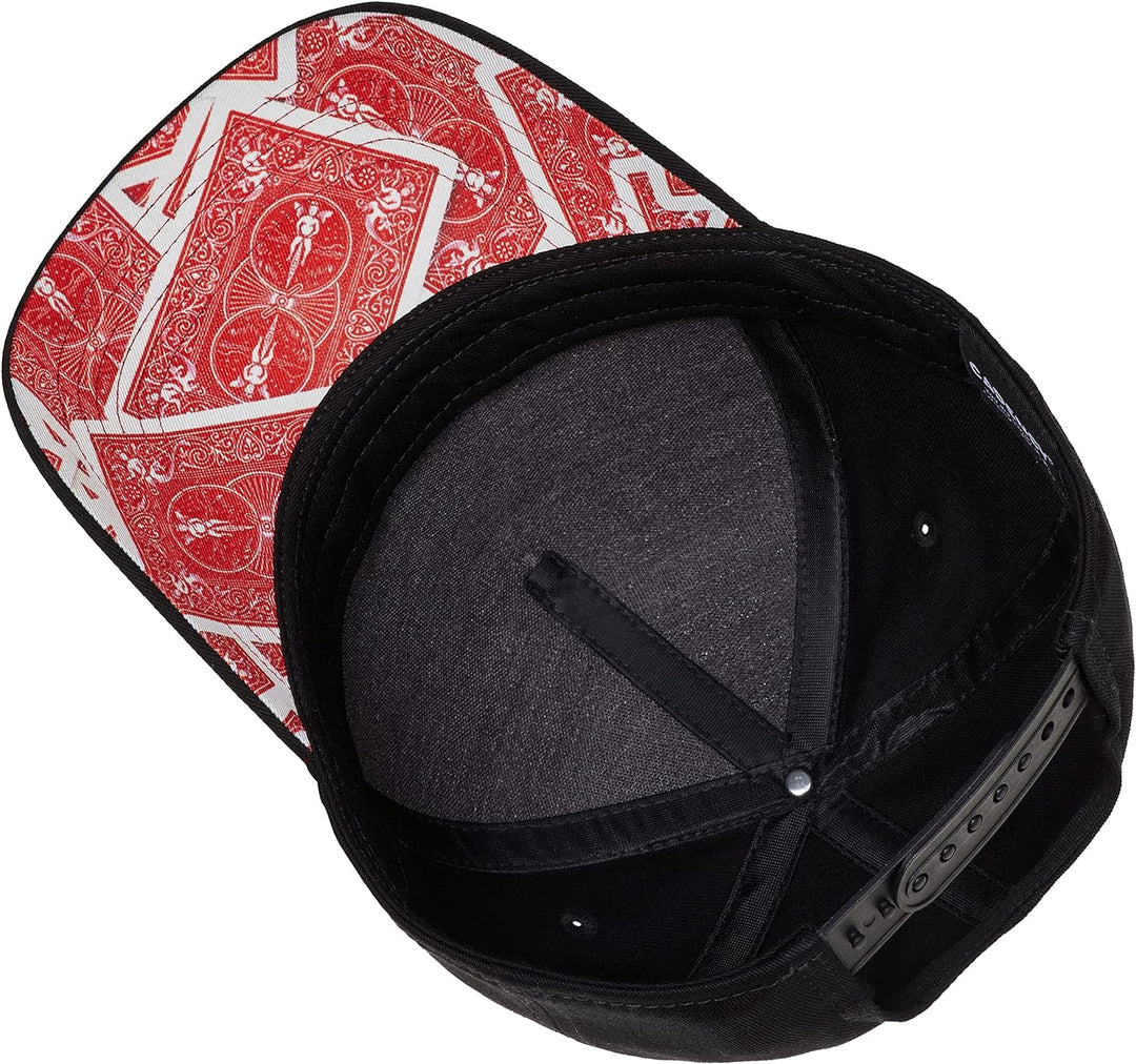 Cadency® Baseball Cap Poker, Schwarz, Unisex, Grössenverstellbar